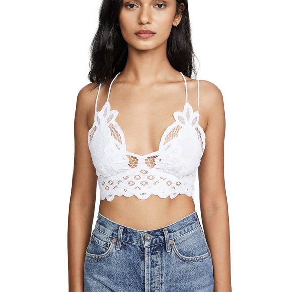 FP Movement by Free People White Lace Bralette - Picture 1 of 2